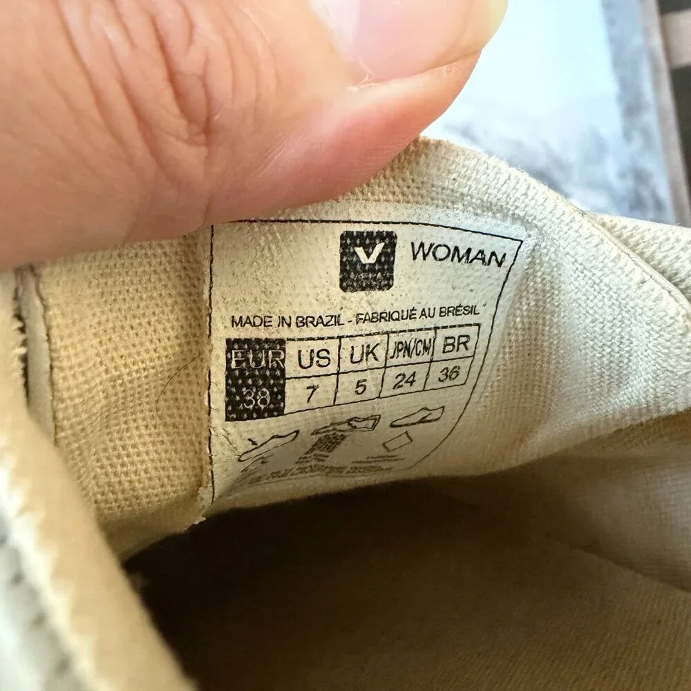 Veja x Diapers and Milk Marble Esplar Leather Sneakers US 7 - Picture 9 of 9